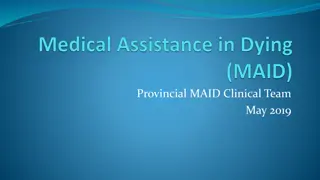 Medical Assistance in Dying (MAID) in Canada