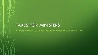 Taxes for Ministers