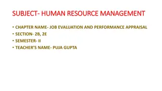 Importance and Methods of Job Evaluation in Human Resource Management