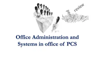 Importance of Office Administration and Systems in a Professional Setting