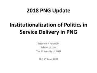 Institutionalization of Politics in Service Delivery: A Thought-provoking Analysis