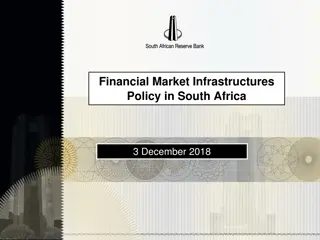 Financial Market Infrastructures Policy in South Africa