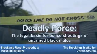 Analysis of Police Shootings of Unarmed Black Males in the US