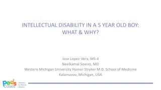 Intellectual Disability in a 5-Year-Old Boy