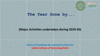 Research Highlights: Clean Air Initiatives at IIT Delhi (2019-20)