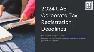 2024 UAE Corporate Tax Registration Deadlines: Key Dates to Remember