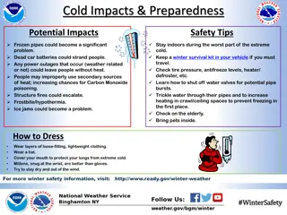 Winter Safety Preparedness Tips and Cold Weather Hazards