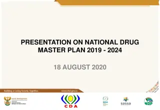 National Drug Master Plan 2019-2024 Presentation Overview