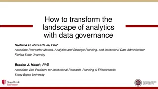 Transforming Analytics Landscape with Data Governance: A Strategic Approach