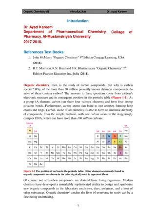 Understanding Organic Chemistry: Introduction to Carbon Compounds