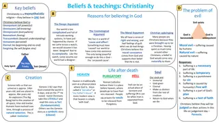 Christianity: Key Beliefs, Teachings, and Jesus' Sacrifice