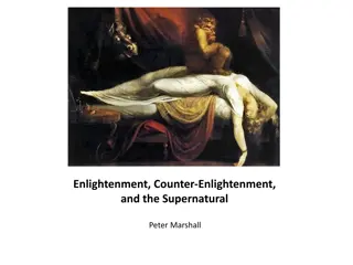 Enlightenment, Counter-Enlightenment, and the Supernatural