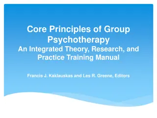 Evolution of Group Psychotherapy: A Historical Overview