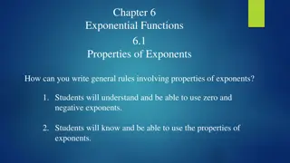 Understanding Properties of Exponents in Exponential Functions