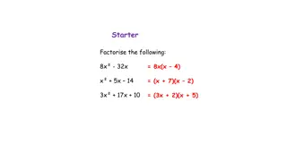 Algebraic Fractions Simplification Techniques