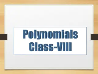 Polynomial Basics: Definitions, Classification, and Operations