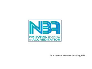 National Board of Accreditation (NBA) - Ensuring Quality Education in India