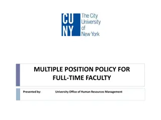 University Faculty Multiple Position Policy