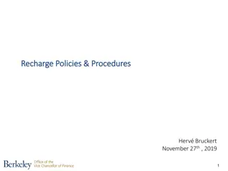 Guidelines for Recharge Centers at UC Berkeley