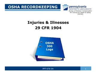 OSHA Recordkeeping Guidelines Overview