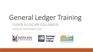 Understanding Ellucian Colleague General Ledger Training