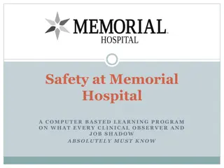 Ensuring Patient Safety and Preventing Workplace Injuries at Memorial Hospital