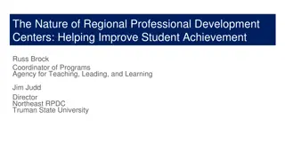 Enhancing Student Achievement Through Professional Development Centers