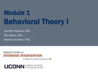 Understanding Behavioral Theory in Education