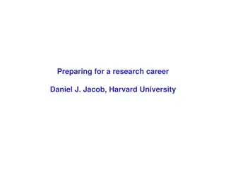 Exploring Paths in Research Careers with Daniel J. Jacob