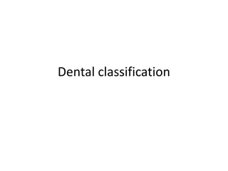 Canine and Feline Dental Classification and Grading Scale