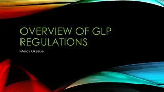 GLP Regulations and Implementation