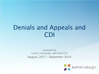 Insights into Denials, Appeals, and CDI Practices