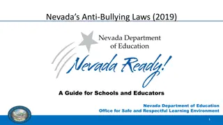 Understanding Nevada's Anti-Bullying Laws & Definitions