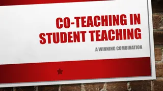 Co-Teaching in Student Teaching: A Collaborative Approach