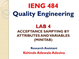 Acceptance Sampling in Quality Engineering