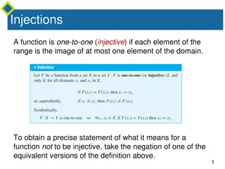 Injective and Surjective Functions