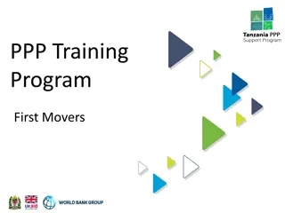 Progress Update on PPP Training Program and Viability Studies