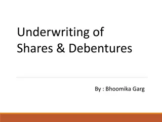 Understanding Underwriting of Shares & Debentures by Bhoomika Garg