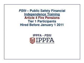 Comprehensive Guide to Fire Pensions for Tier 1 Participants Hired Before January 1, 2011