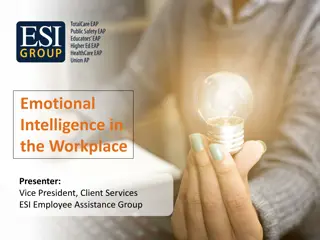 Emotional Intelligence in the Workplace