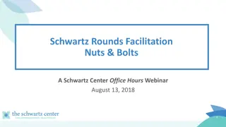 Schwartz Rounds Facilitation Best Practices