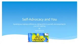 Empowering Yourself through Self-Advocacy: Speaking Up and Making Decisions