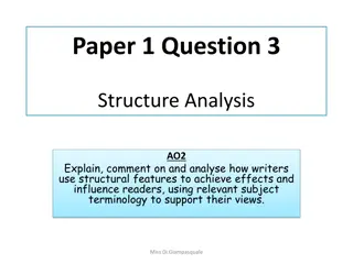 Structural Analysis: The Woman in Black by Susan Hill