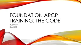 ARCP Training and Foundation Guide Overview