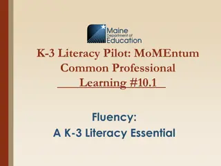 Enhancing Reading Fluency in K-3 Literacy: Strategies and Techniques