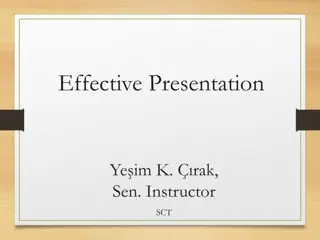 Effective Presentation Strategies for Engaging Presenters