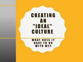 Creating an Ideal Organizational Culture