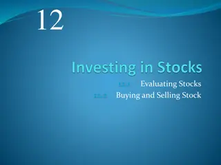 Stock Types and Evaluation