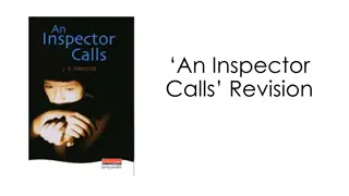 An Inspector Calls: Act 1 Exploration