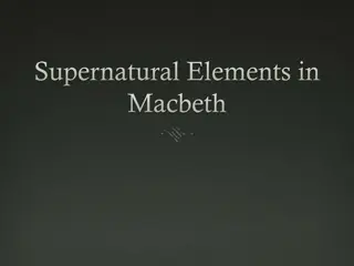 Supernatural Elements in Macbeth: Witches, Dagger, Ghost